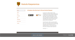 Desktop Screenshot of kestutiskasparavicius.com